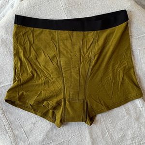 Thinkx Cotton Boyshort, Size L, Fir